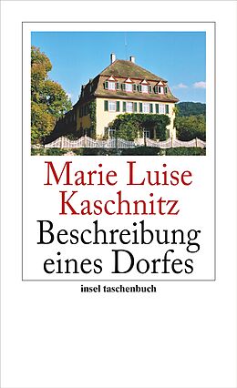 Couverture cartonnée Beschreibung eines Dorfes de Marie Luise Kaschnitz