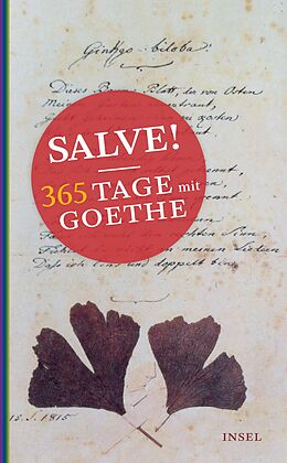 Fester Einband Salve! 365 Tage mit Goethe von Johann Wolfgang Goethe