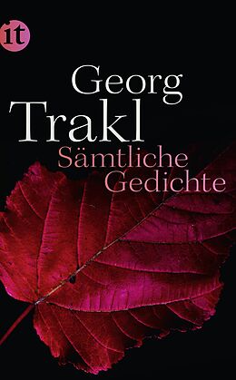 Couverture cartonnée Sämtliche Gedichte de Georg Trakl