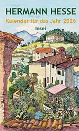 Fester Einband Hermann Hesse Kalender für das Jahr 2026 von Hermann Hesse