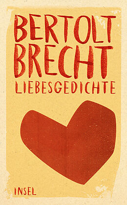 Kartonierter Einband Liebesgedichte von Bertolt Brecht