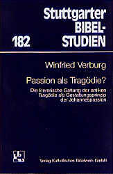 Kartonierter Einband Passion als Tragödie? von Winfried Verburg