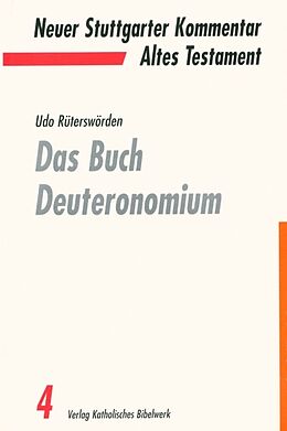 Kartonierter Einband Das Buch Deuteronomium von Udo Rüterswörden