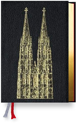 Leder-Einband Gotteslob Erzbistum Köln. Rindleder schwarz, Goldschnitt, Domprägung. von 