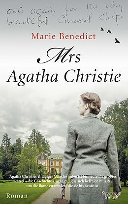 Kartonierter Einband Mrs Agatha Christie von Marie Benedict