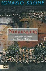 Kartonierter Einband (Kt) Notausgang von Ignazio Silone