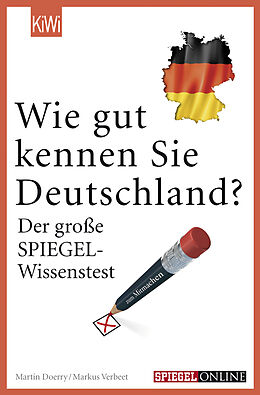 Kartonierter Einband Wie gut kennen Sie Deutschland? von Markus Verbeet, Martin Doerry
