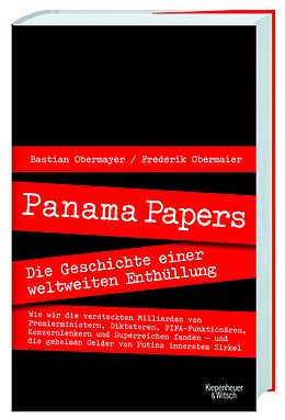 Couverture cartonnée Panama Papers de Obermayer