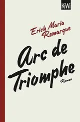 Kartonierter Einband Arc de Triomphe von E.M. Remarque