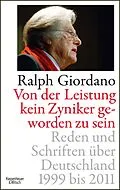 E-Book (epub) Von der Leistung kein Zyniker geworden zu sein von Ralph Giordano