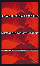 E-Book (epub) Niemals eine Atempause von Joachim Sartorius