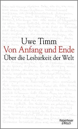 E-Book (epub) Von Anfang und Ende von Uwe Timm