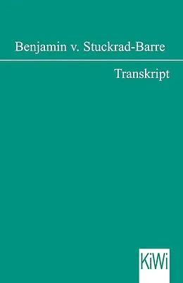 E-Book (epub) Transkript von Benjamin von Stuckrad-Barre