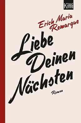 E-Book (epub) Liebe deinen Nächsten von E.M. Remarque