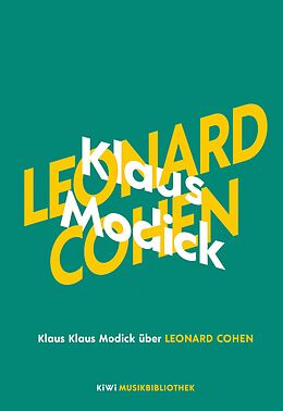 E-Book (epub) Klaus Modick über Leonard Cohen von Klaus Modick