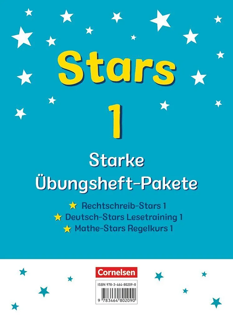 STARS - starke Übungshefte - Basiskompetenzen Deutsch und Mathematik - 1. Schuljahr