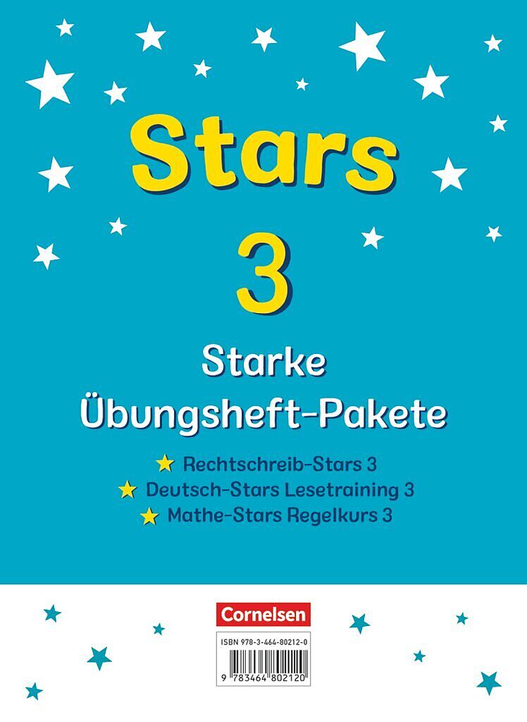 STARS - starke Übungshefte - Basiskompetenzen Deutsch und Mathematik - 3. Schuljahr