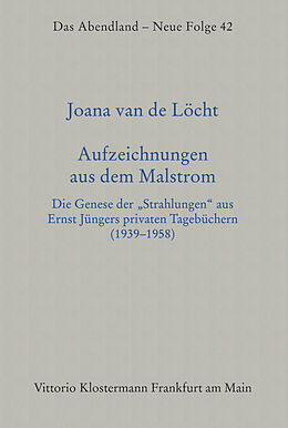 Leinen-Einband Aufzeichnungen aus dem Malstrom von Joana van de Löcht