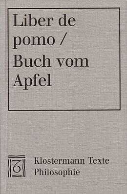 Kartonierter Einband Liber de Pomo - Buch vom Apfel von 