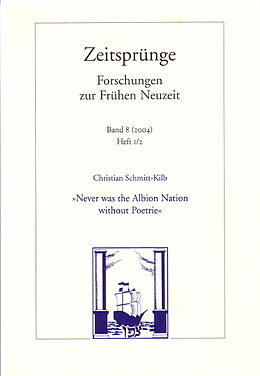 Kartonierter Einband "Never was the Albion Nation without Poetrie" von Christian Schmitt-Kilb