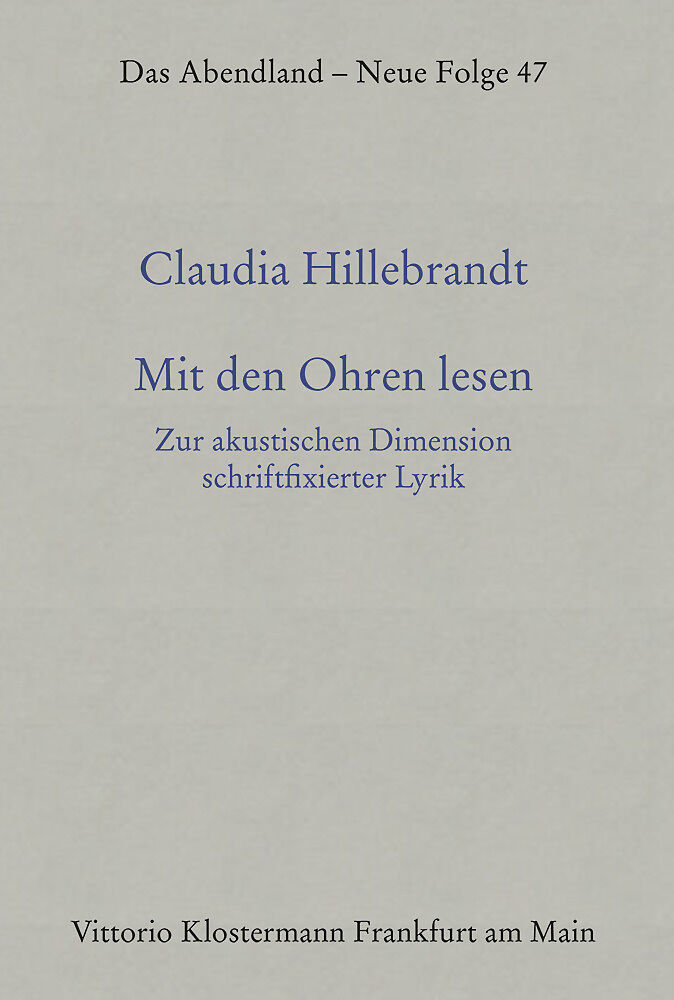 Mit den Ohren lesen
