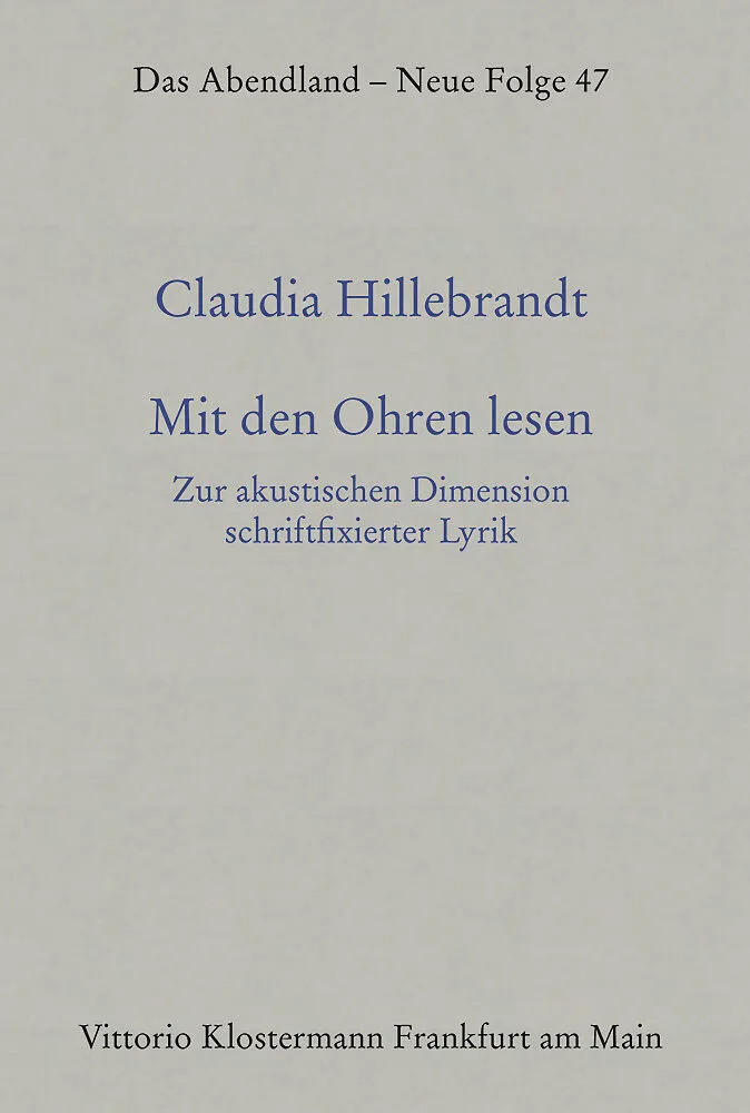 Mit den Ohren lesen
