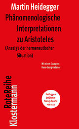 Kartonierter Einband Phänomenologische Interpretationen zu Aristoteles von Martin Heidegger