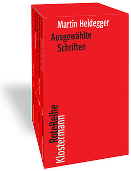 Kartonierter Einband Ausgewählte Schriften. 5 Bände in Kassette von Martin Heidegger