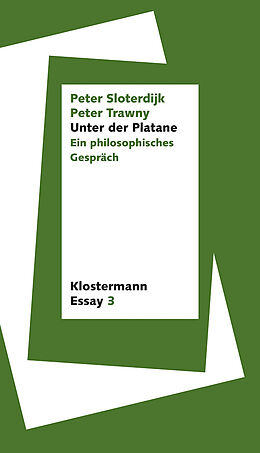 Kartonierter Einband Unter der Platane von Peter Sloterdijk, Peter Trawny