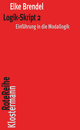 Kartonierter Einband Logik-Skript 2 von Elke Brendel