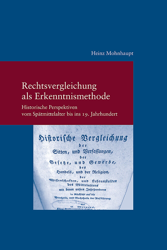 Rechtsvergleichung als Erkenntnismethode