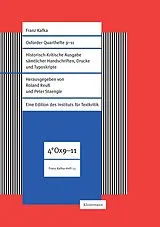 Kartonierter Einband Oxforder Quarthefte 9, 10, 11 & Konvolut 1 von Kafka