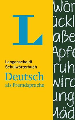 Kartonierter Einband Langenscheidt Schulwörterbuch Deutsch als Fremdsprache von 