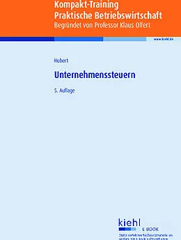 E-Book (pdf) Unternehmenssteuern von Tina Hubert