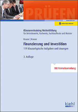 Kartonierter Einband Finanzierung und Investition von Günter Krause, Bärbel Krause
