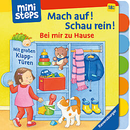 Pappband, unzerreissbar ministeps: Mach auf! Schau rein! Bei mir zu Hause von Klara Tünner