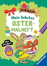 Kartonierter Einband Mein liebstes Ostermalheft mit Stickern von 