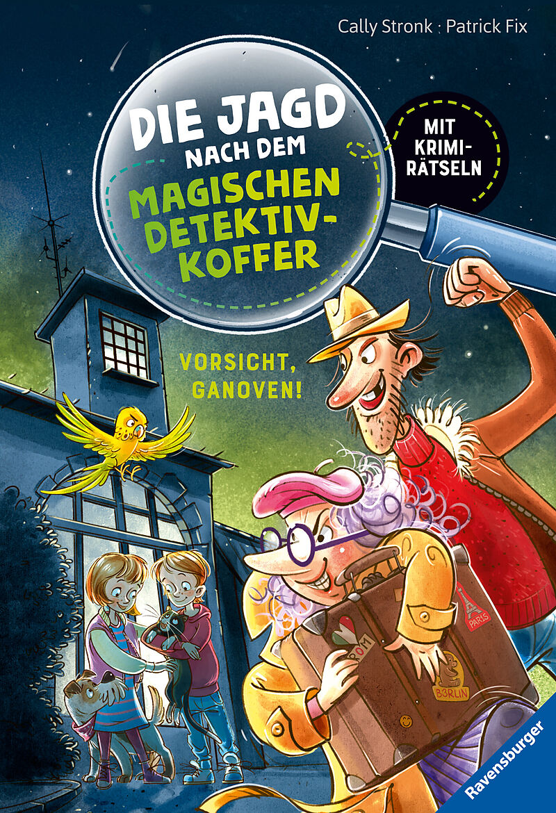 Die Jagd nach dem magischen Detektivkoffer 2: Vorsicht, Ganoven! Erstlesebuch ab 7 Jahren für Jungen und Mädchen - Lesenlernen mit Krimirätseln