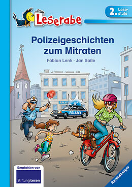 Fester Einband Polizeigeschichten zum Mitraten - Leserabe 2. Klasse - Erstlesebuch für Kinder ab 7 Jahren von Fabian Lenk