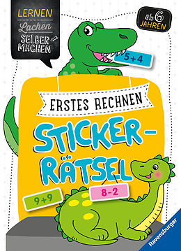 Kartonierter Einband Erstes Rechnen Sticker-Rätsel ab 5 Jahren von Kirstin Jebautzke