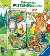 Pappband Mein großes Puzzle-Spielbuch - Wald von Mila Rulff