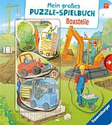 Pappband Mein großes Puzzle-Spielbuch - Baustelle von Emilie Jakobs