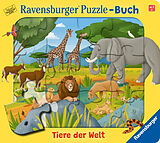 Pappband Puzzle-Buch: Tiere der Welt von Steffi Korda