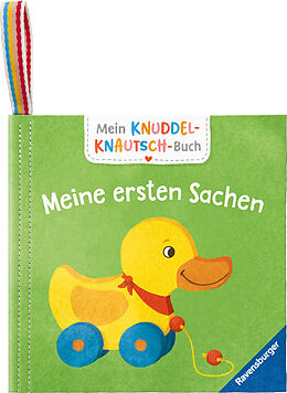 Fester Einband Mein Knuddel-Knautsch-Buch: Meine ersten Sachen; weiches Stoffbuch, waschbares Badebuch, Babyspielzeug ab 6 Monate von 