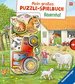 Pappband, unzerreissbar Mein großes Puzzle-Spielbuch: Bauernhof von 