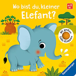 Pappband Wo bist du, kleiner Elefant? von Klara Tünner