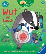Pappband, unzerreissbar Play+ Mein lustiges Spielbuch Wut im Bauch - ab 2 Jahre von Maria Höck