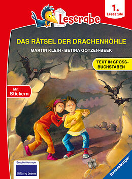 Fester Einband Das Rätsel der Drachenhöhle - Leserabe ab 1. Klasse - Erstlesebuch für Kinder ab 6 Jahren (in Großbuchstaben) von Martin Klein