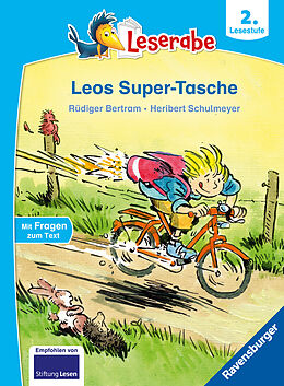 Fester Einband Leos Super-Tasche - lesen lernen mit dem Leserabe - Erstlesebuch - Kinderbuch ab 7 Jahre - lesen lernen 2. Klasse (Leserabe 2. Klasse) von Rüdiger Bertram