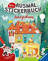 Kartonierter Einband Mein Ausmalstickerbuch Zwergenhaus von 